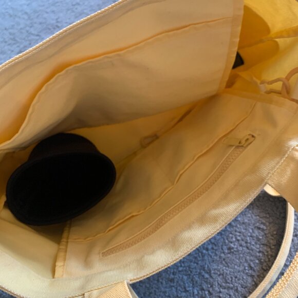 DAGNE DOVER VIDA ORGANIC COTTON TOTE IN POLLEN - SIZE SMALL - Picture 11 of 14